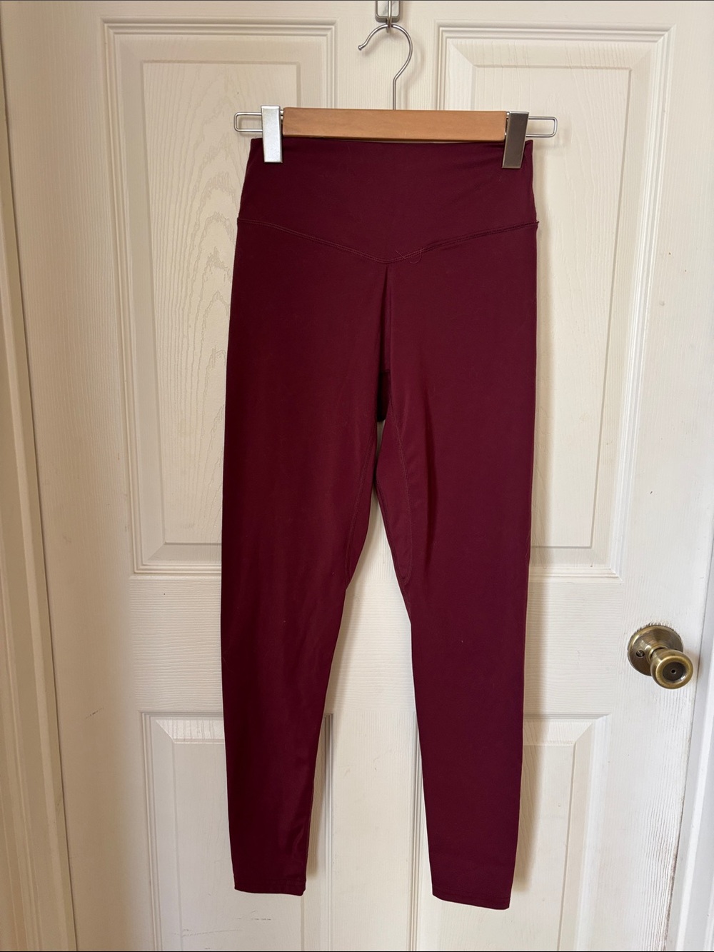 Balance Athletica High-Waist Burgundy Leggings